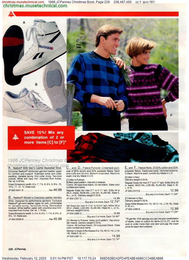 1986 JCPenney Christmas Book, Page 228