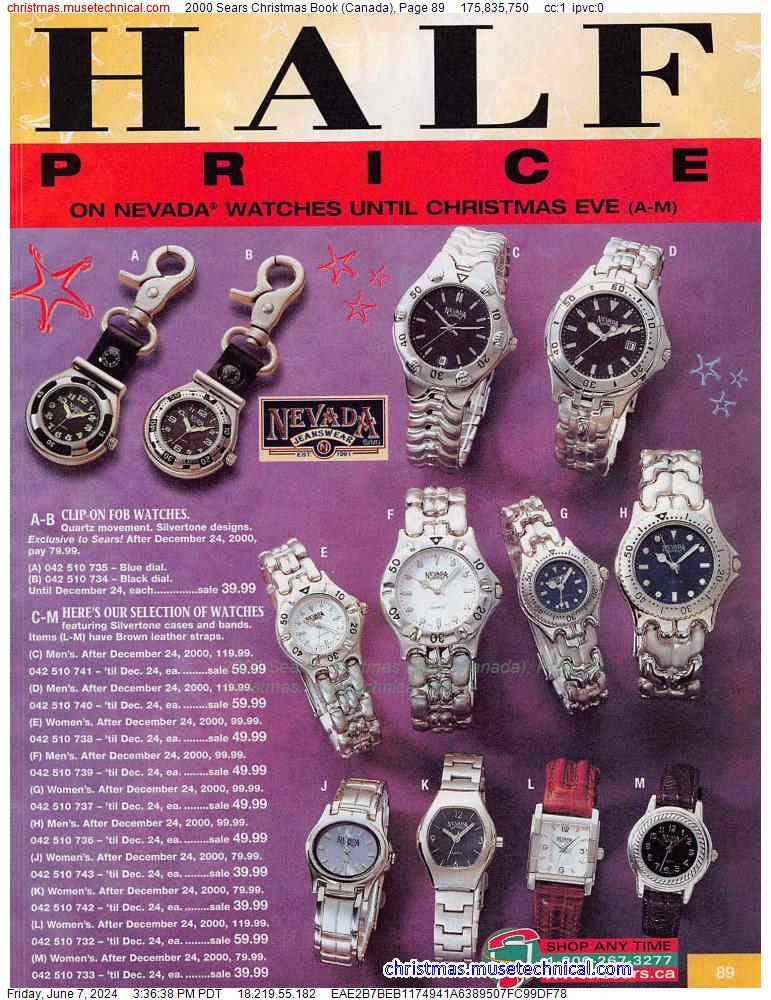 2000 Sears Christmas Book (Canada), Page 89
