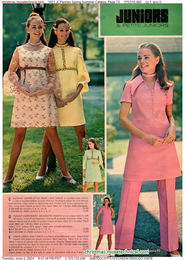 1971 JCPenney Spring Summer Catalog, Page 73