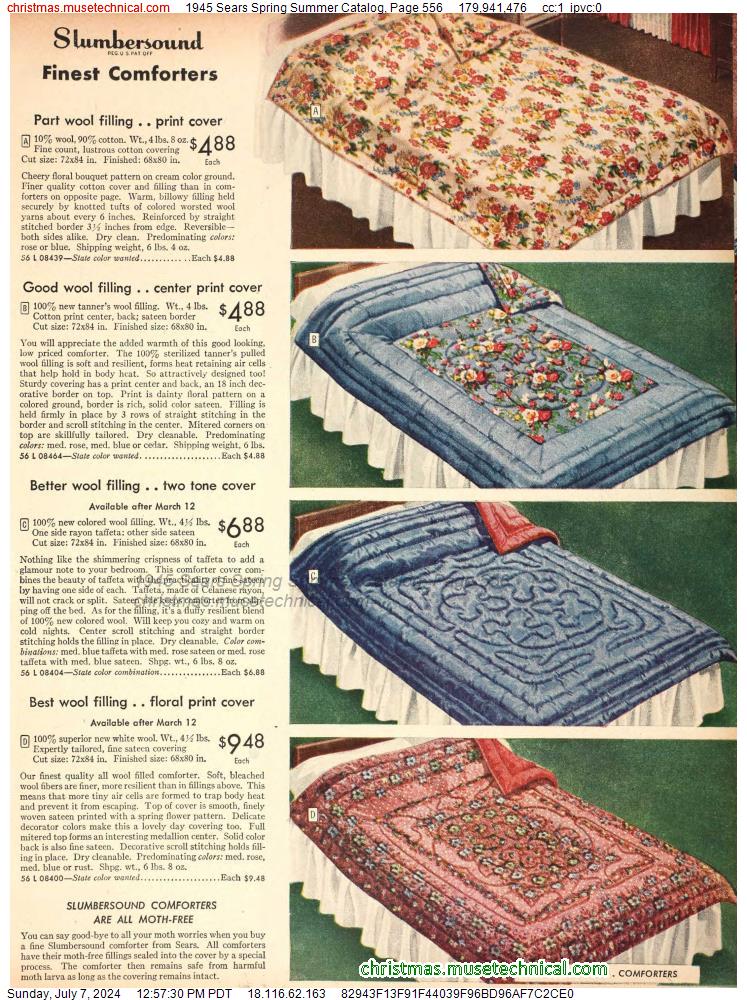 1945 Sears Spring Summer Catalog, Page 556