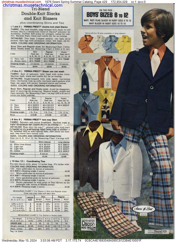 1976 Sears Spring Summer Catalog, Page 429