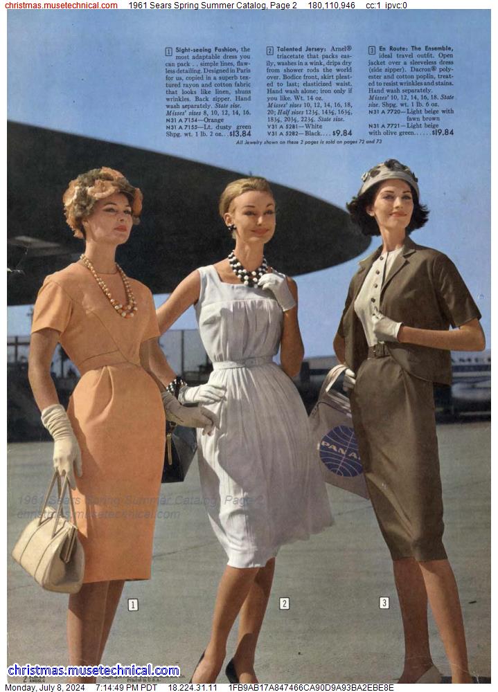 1961 Sears Spring Summer Catalog, Page 2