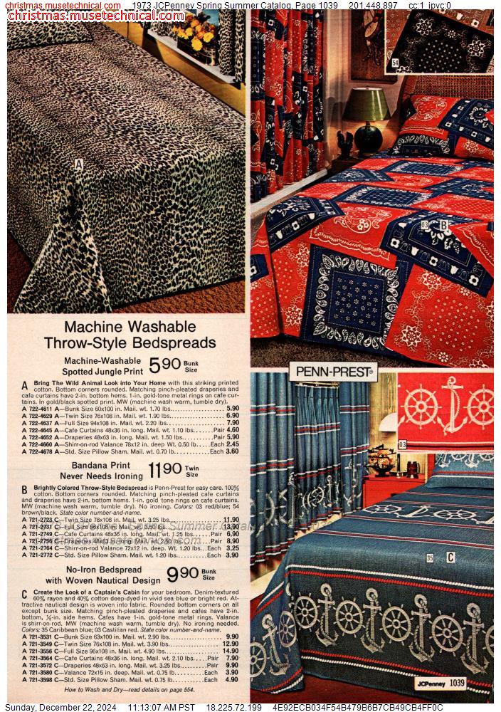 1973 JCPenney Spring Summer Catalog, Page 1039