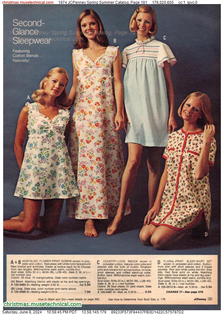 1974 JCPenney Spring Summer Catalog, Page 181