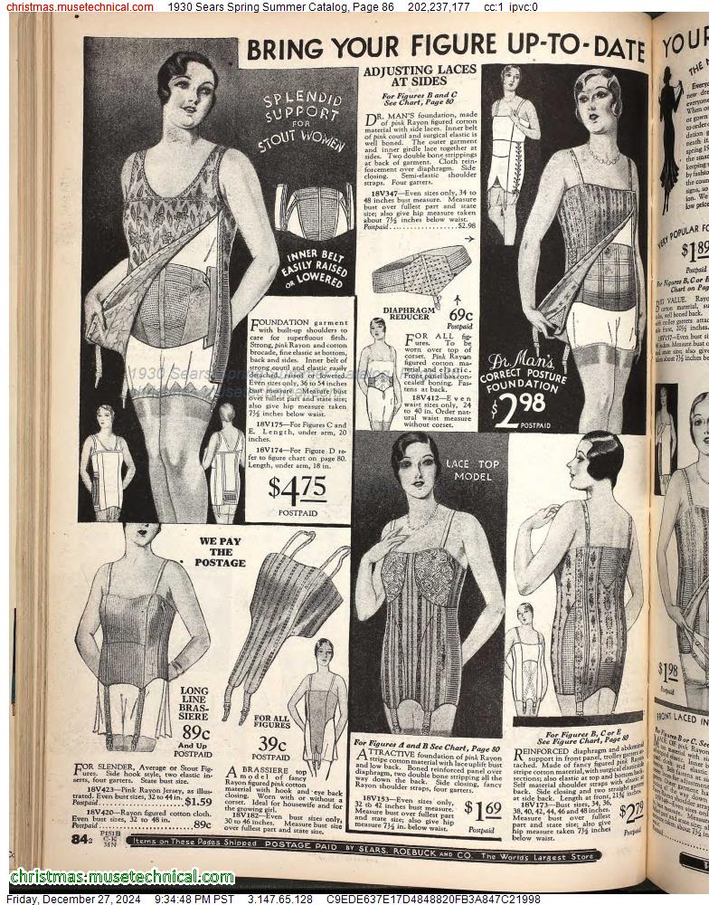 1930 Sears Spring Summer Catalog, Page 86