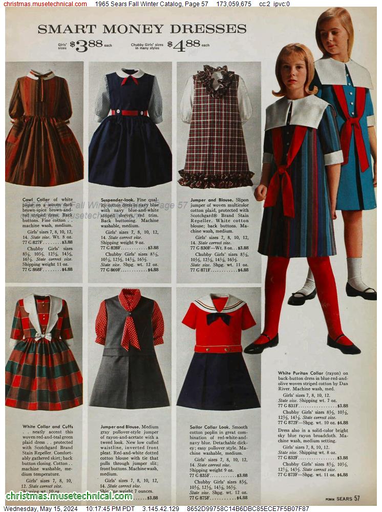 1965 Sears Fall Winter Catalog, Page 57