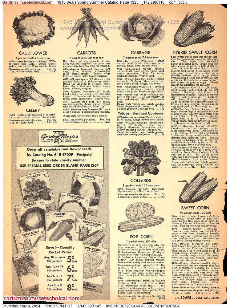 1946 Sears Spring Summer Catalog, Page 1325