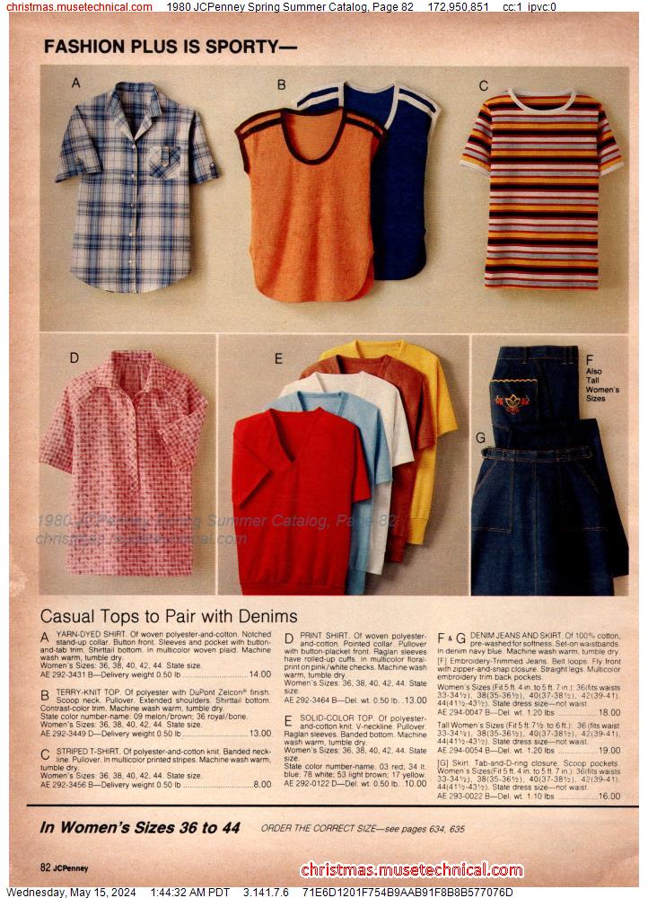 1980 JCPenney Spring Summer Catalog, Page 82