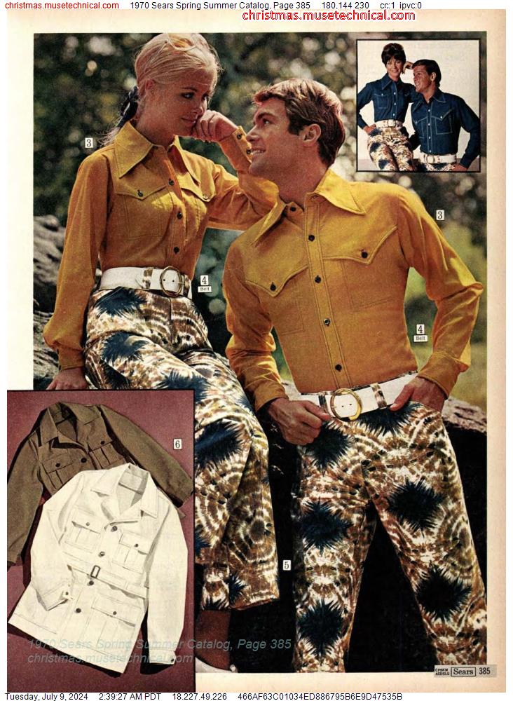 1970 Sears Spring Summer Catalog, Page 385