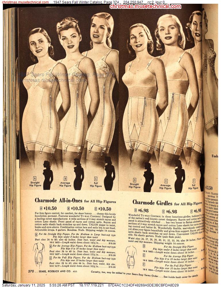 1947 Sears Fall Winter Catalog, Page 374