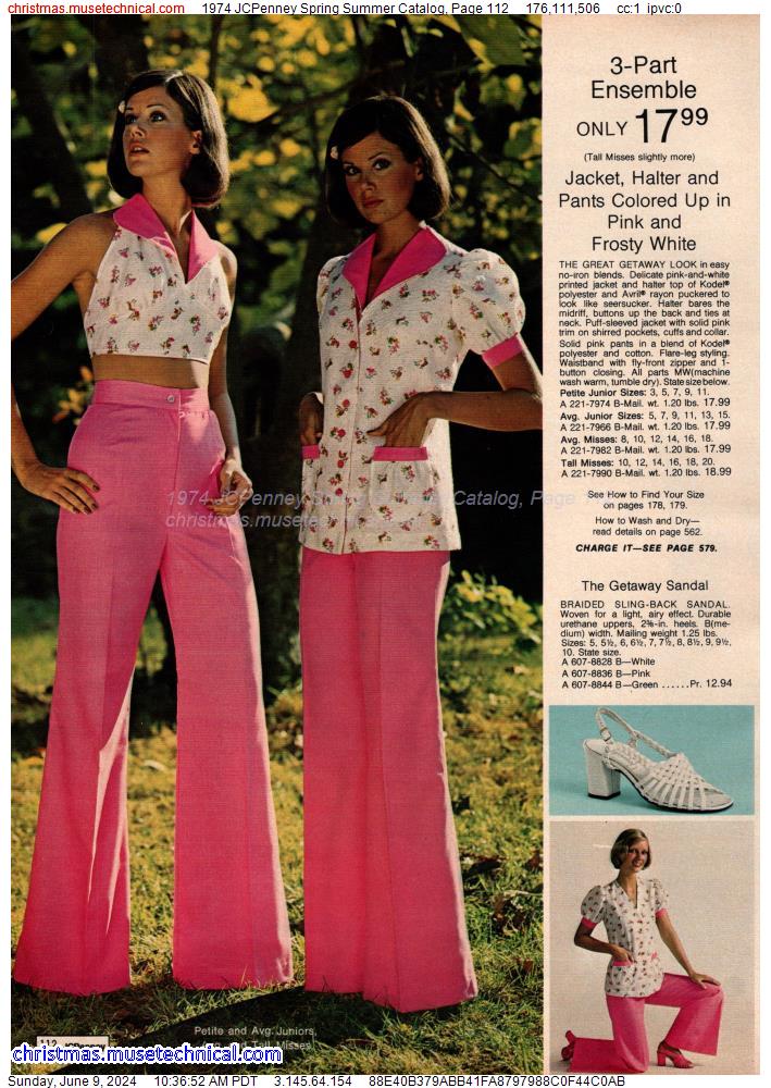 1974 JCPenney Spring Summer Catalog, Page 112