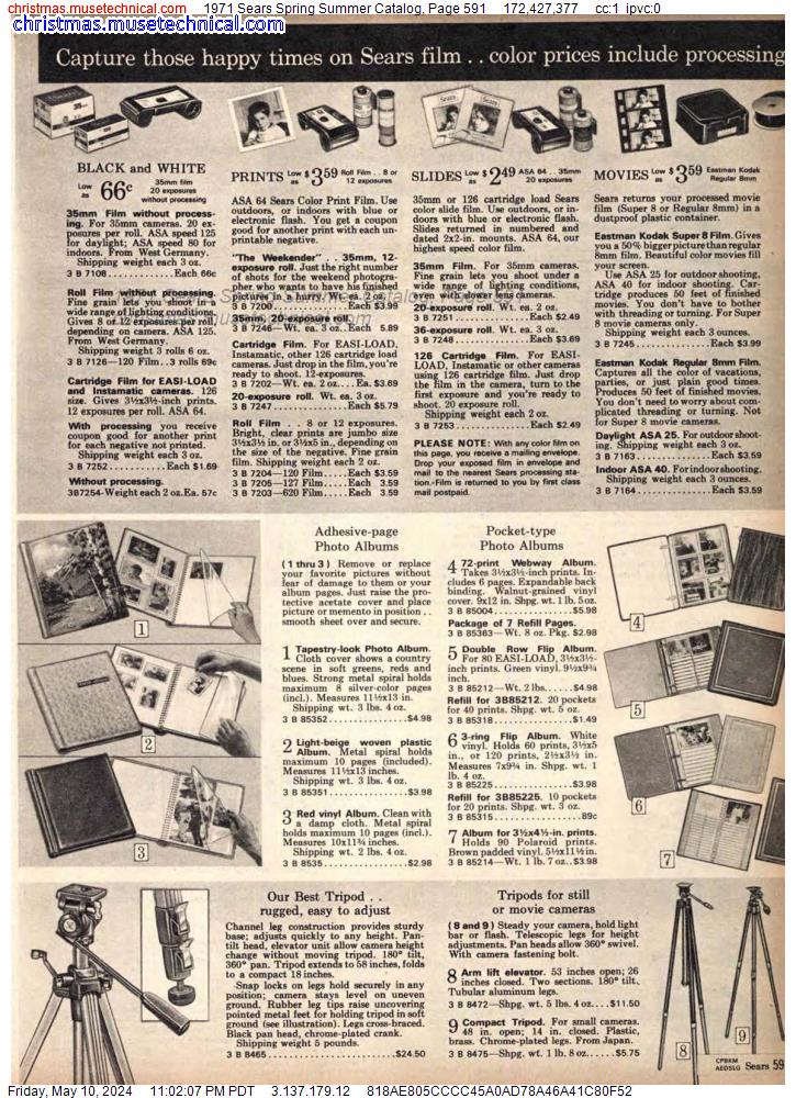 1971 Sears Spring Summer Catalog, Page 591