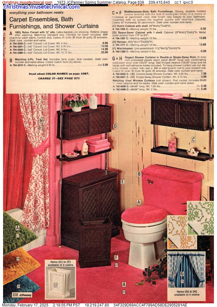 1973 JCPenney Spring Summer Catalog, Page 838