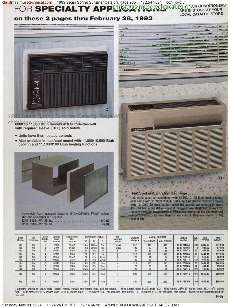 1993 Sears Spring Summer Catalog, Page 965