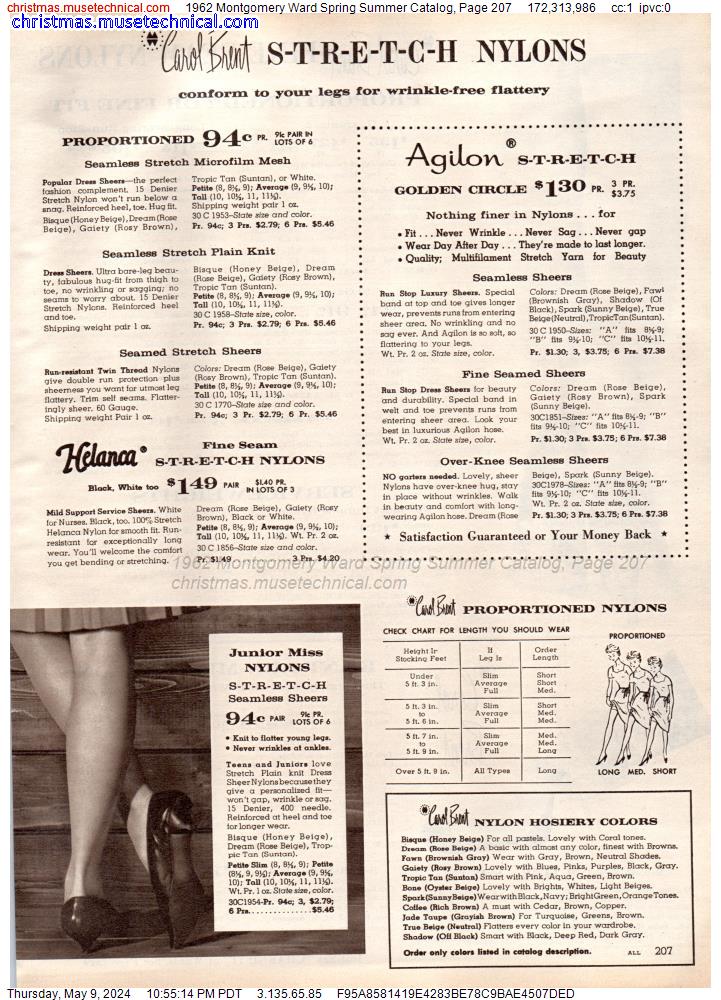1962 Montgomery Ward Spring Summer Catalog, Page 207
