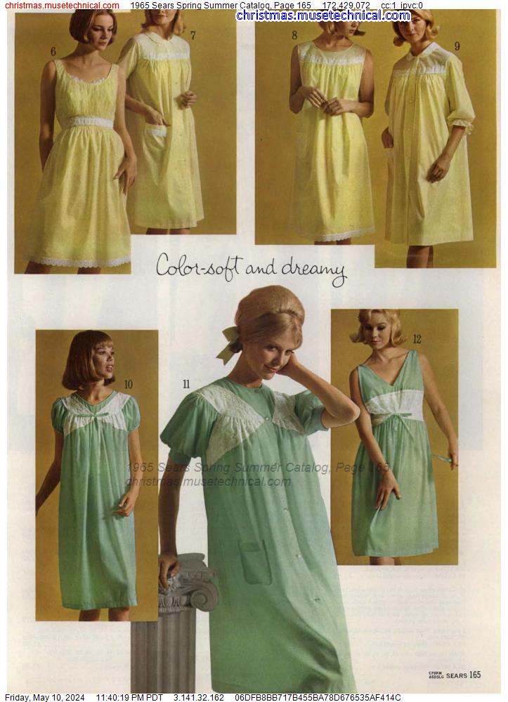 1965 Sears Spring Summer Catalog, Page 165
