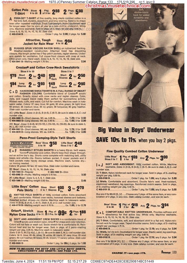 1970 JCPenney Summer Catalog, Page 133