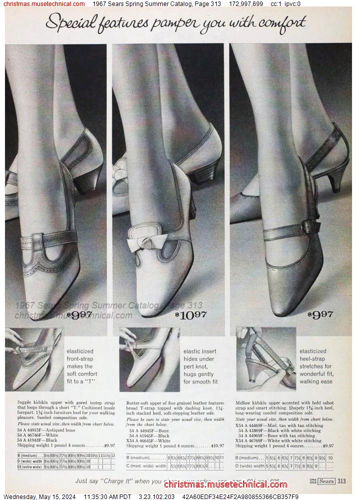 1967 Sears Spring Summer Catalog, Page 313