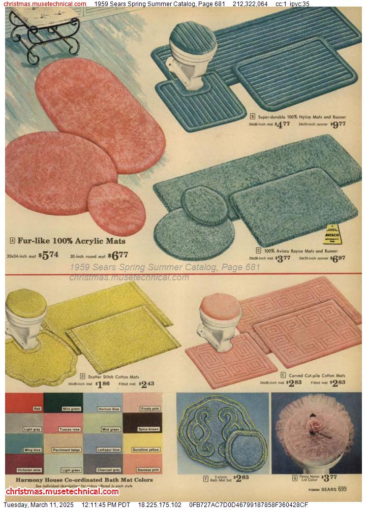 1959 Sears Spring Summer Catalog, Page 681