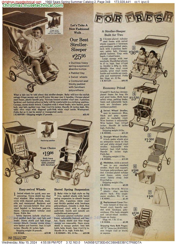 1968 Sears Spring Summer Catalog 2, Page 348