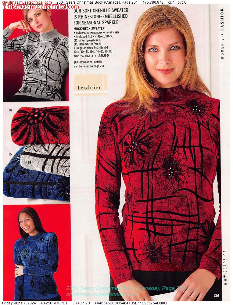 2004 Sears Christmas Book (Canada), Page 261