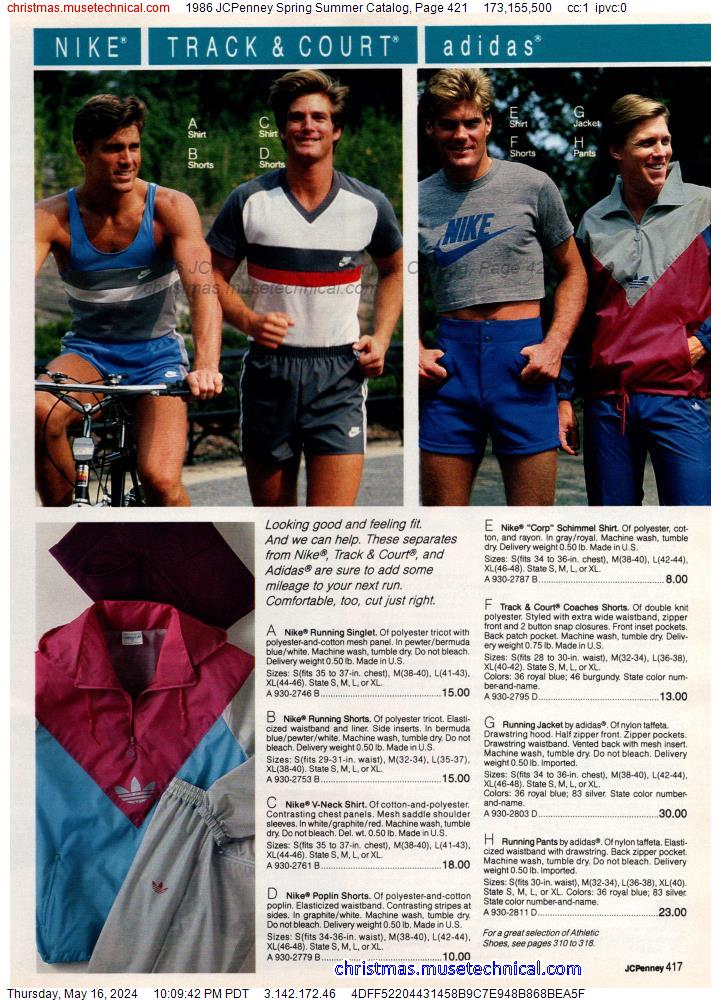 1986 JCPenney Spring Summer Catalog, Page 421