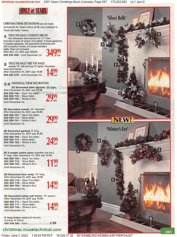 2001 Sears Christmas Book (Canada), Page 597