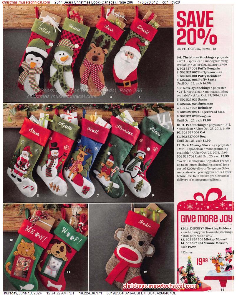 2014 Sears Christmas Book (Canada), Page 286