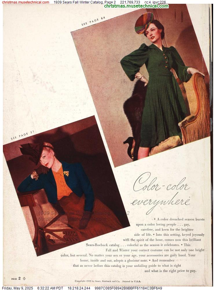 1939 Sears Fall Winter Catalog, Page 2