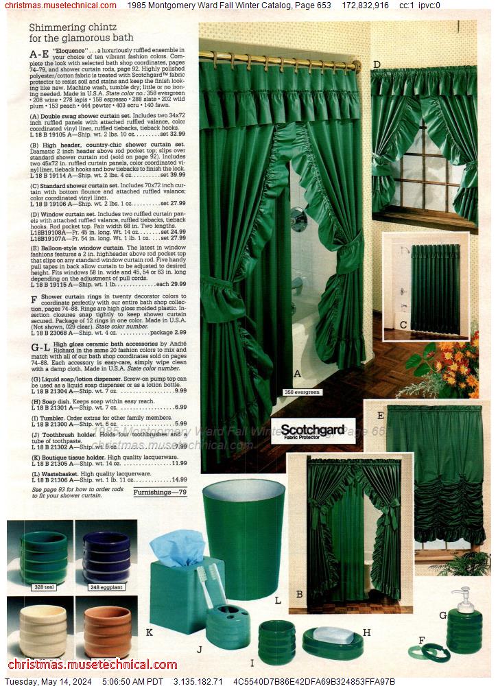 1985 Montgomery Ward Fall Winter Catalog, Page 653
