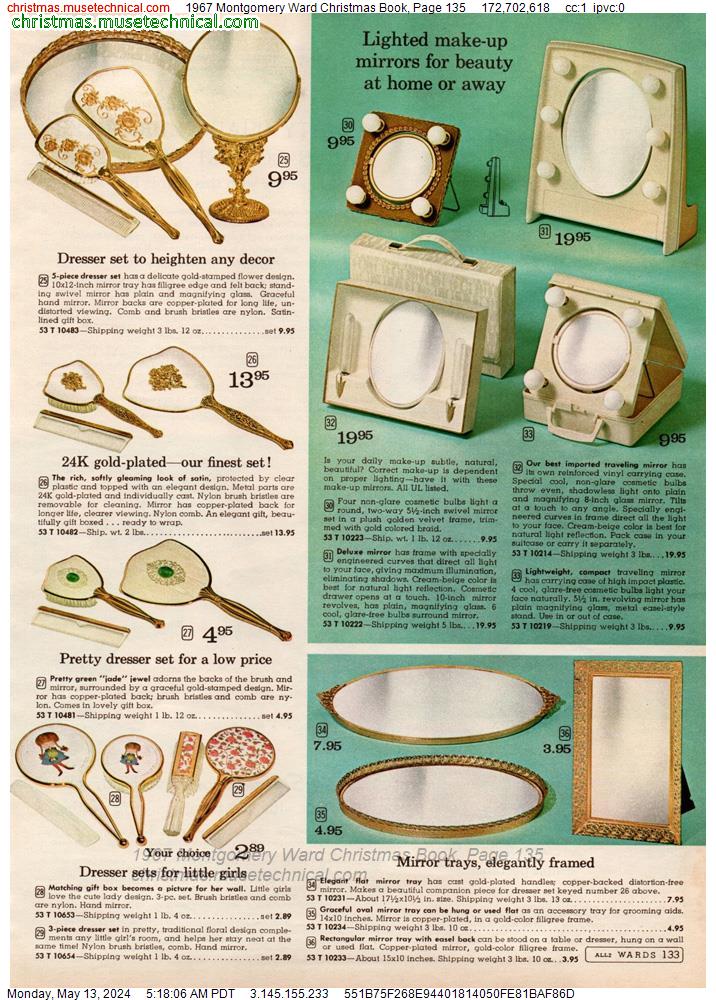 1967 Montgomery Ward Christmas Book, Page 135