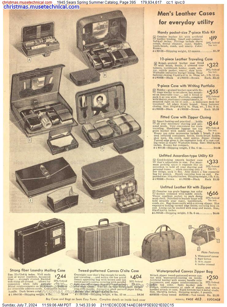 1945 Sears Spring Summer Catalog, Page 395