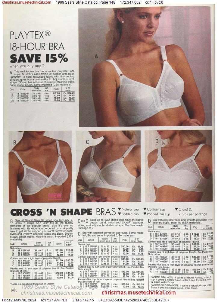 1989 Sears Style Catalog, Page 148