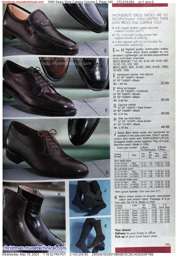 1990 Sears Style Catalog Volume 2, Page 145