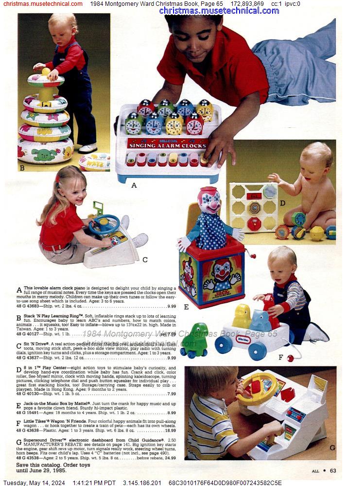 1984 Montgomery Ward Christmas Book, Page 65