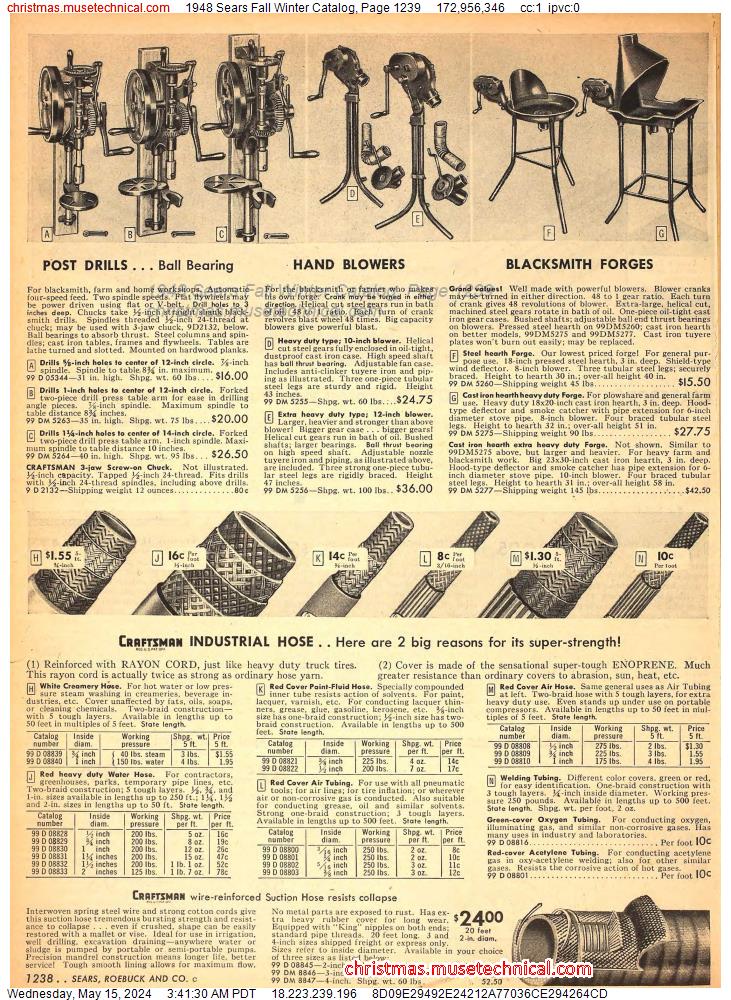 1948 Sears Fall Winter Catalog, Page 1239