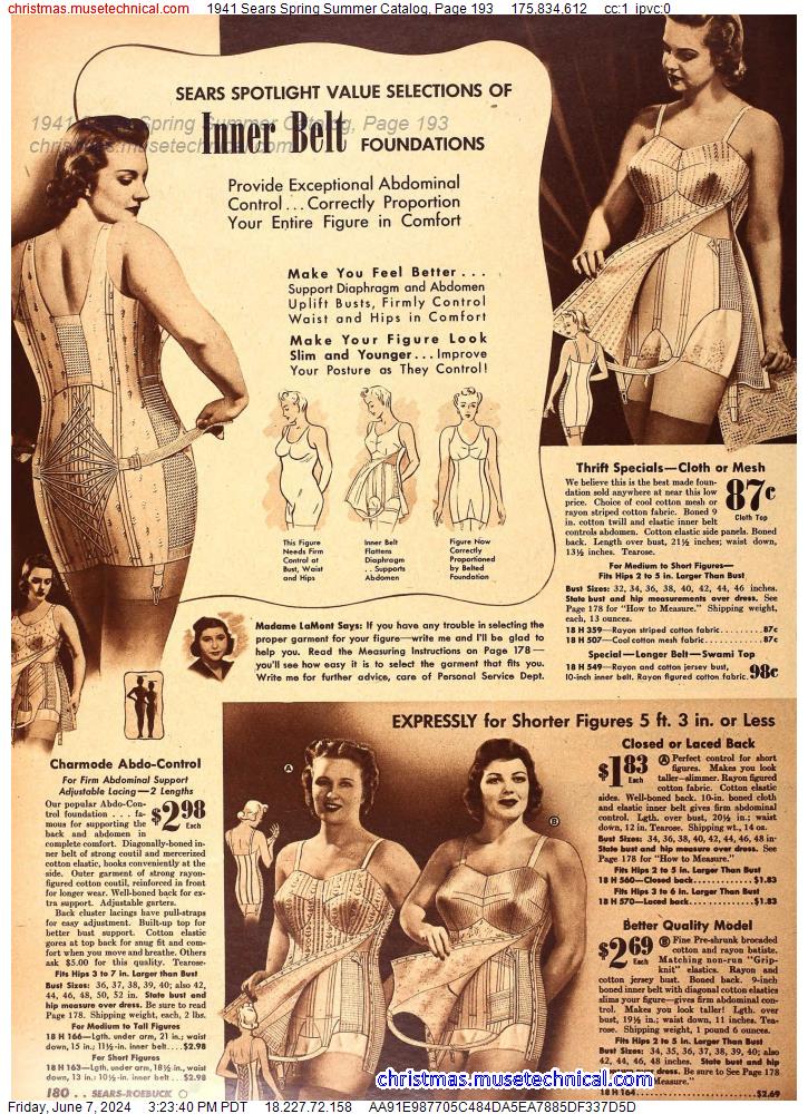 1941 Sears Spring Summer Catalog, Page 193