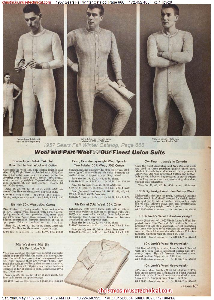 1957 Sears Fall Winter Catalog, Page 666