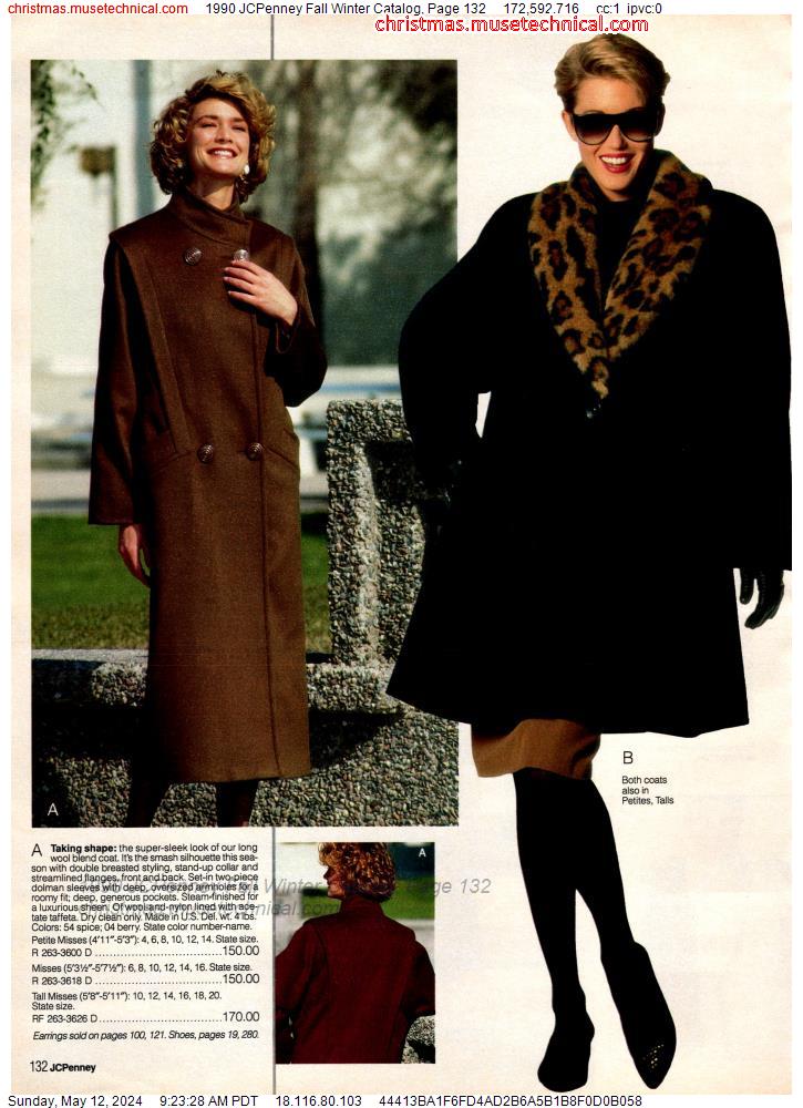 1990 JCPenney Fall Winter Catalog, Page 132