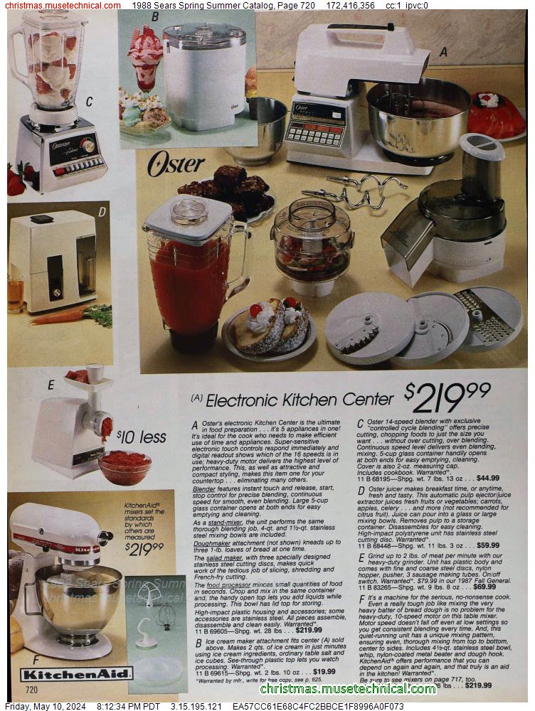 1988 Sears Spring Summer Catalog, Page 720