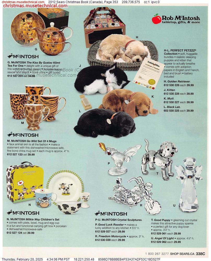 2012 Sears Christmas Book (Canada), Page 353