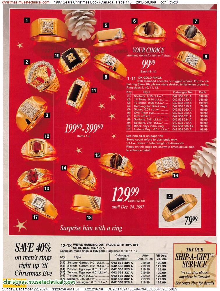 1997 Sears Christmas Book (Canada), Page 110