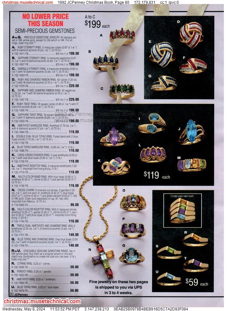 1992 JCPenney Christmas Book, Page 80