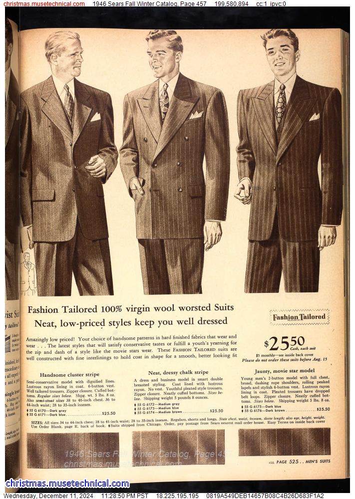 1946 Sears Fall Winter Catalog, Page 457