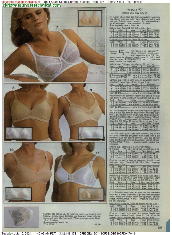 1984 Sears Spring Summer Catalog, Page 197