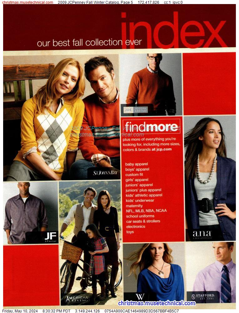 2009 JCPenney Fall Winter Catalog, Page 5