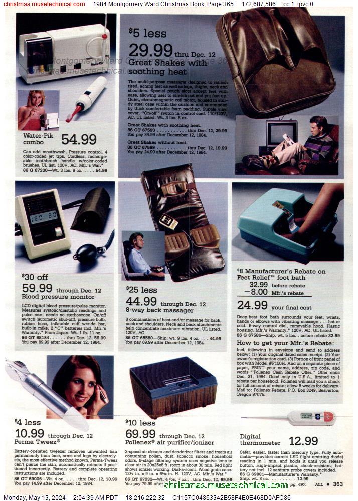 1984 Montgomery Ward Christmas Book, Page 365