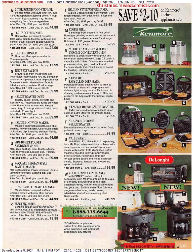 1999 Sears Christmas Book (Canada), Page 607