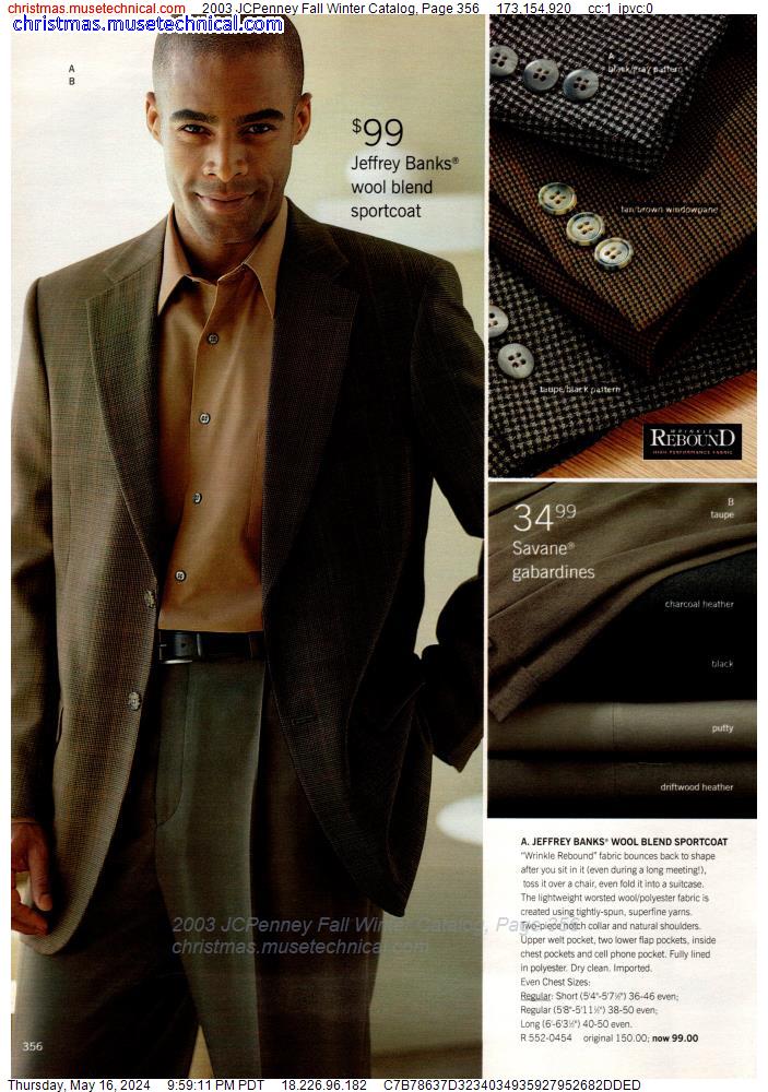 2003 JCPenney Fall Winter Catalog, Page 356