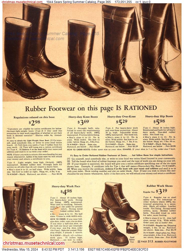 1944 Sears Spring Summer Catalog, Page 365